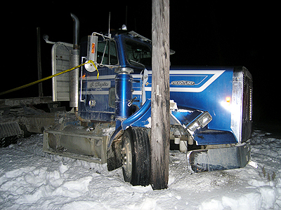 Truck crash