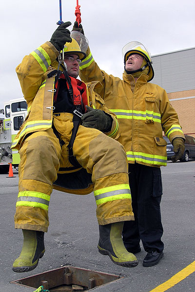 Firefighter training