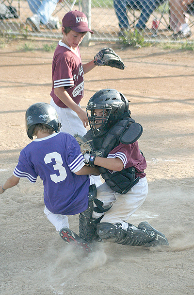 Play at the plate