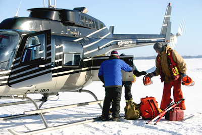 Land claim surveying