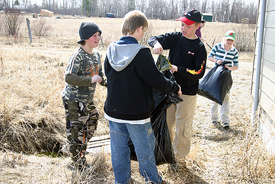 Garbage cleanup