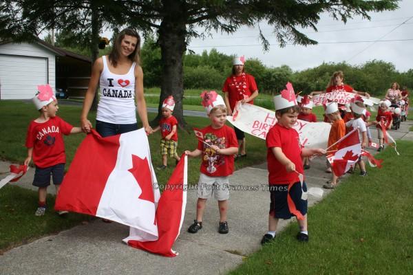 Canadian-parade