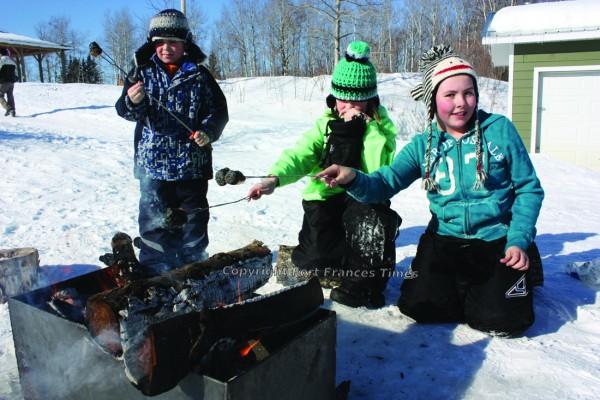 Toasting marshmallows