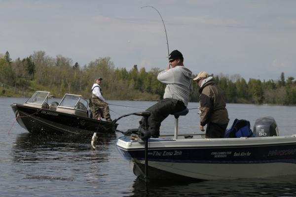 Curtis duo catch bass