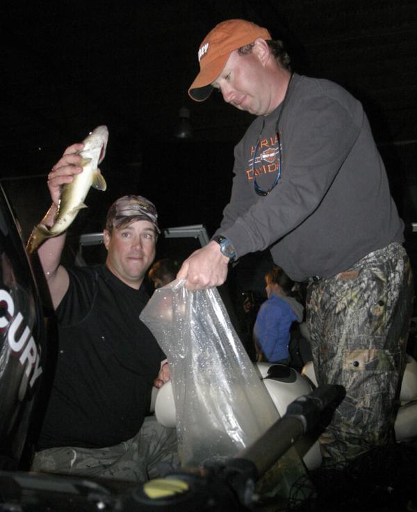 Bagging fish