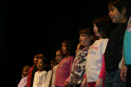 Huffman Christmas concert rehearsal