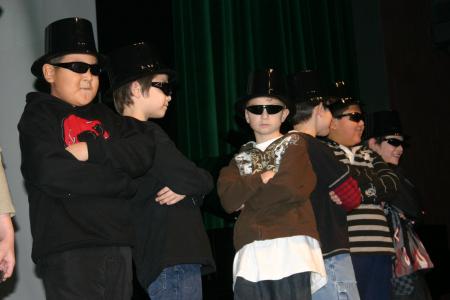 Huffman Christmas concert rehearsal