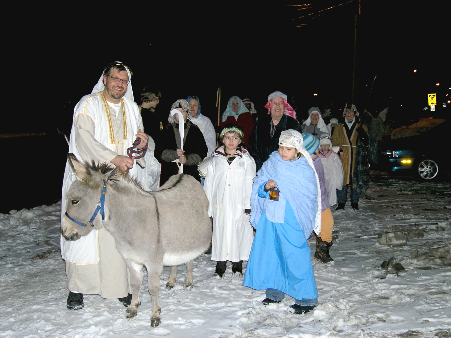 Christmas procession
