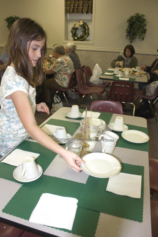 Setting the table