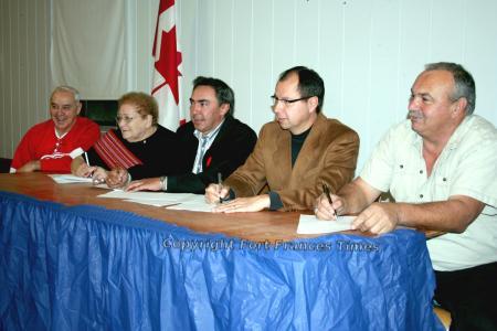 Historic signing