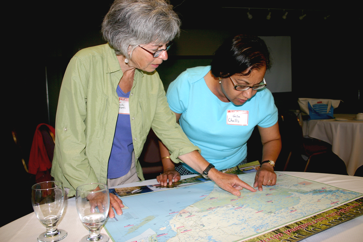 Mapping the area