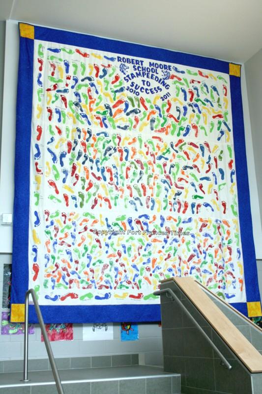 Footprint quilt