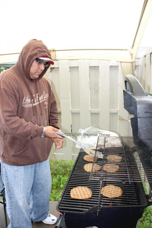 Flipping burgers