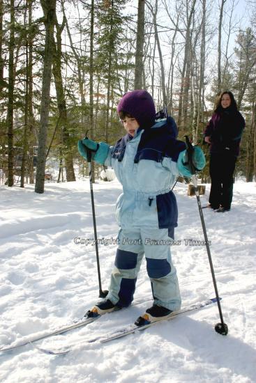 First-time skier