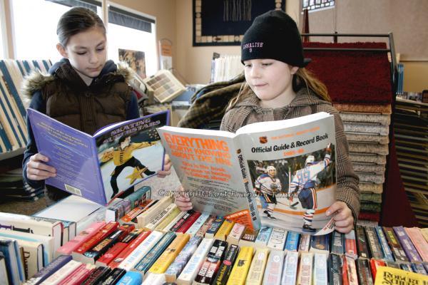 Checking out books