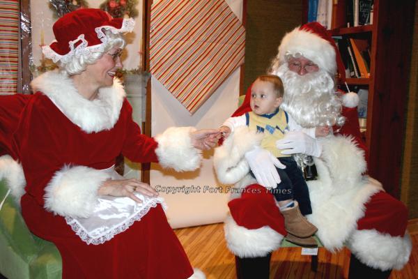 Visiting with Santa