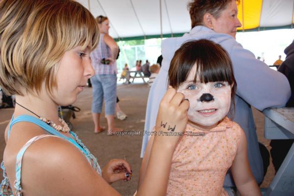 Face painting fun