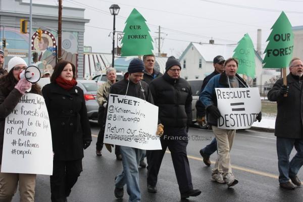 Forestry rally shows fighting spirit