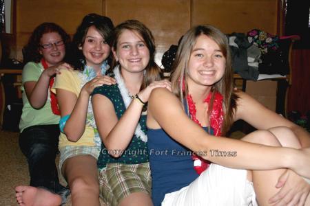 Girls having fun