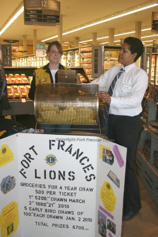 Grocery raffle