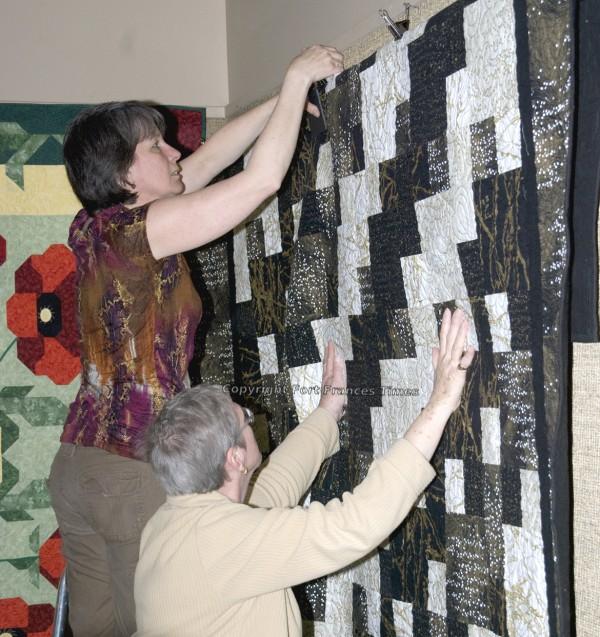 Quilt hanging