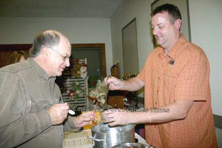 Serving soup