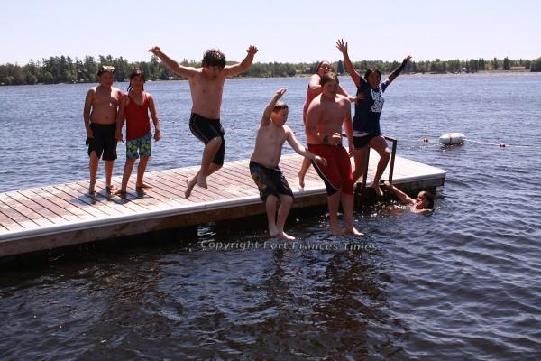 jumping-off-dock