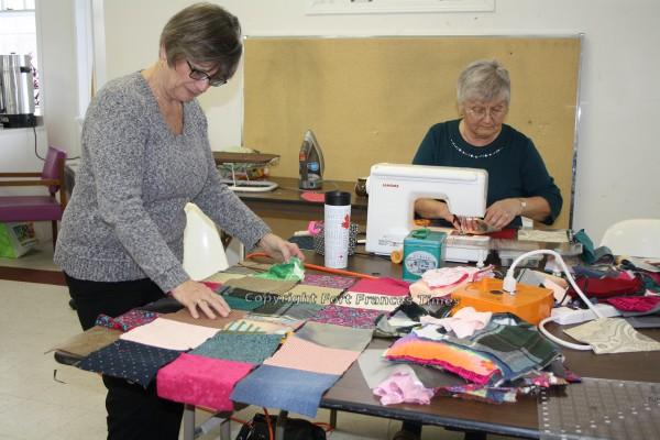 Making quilts