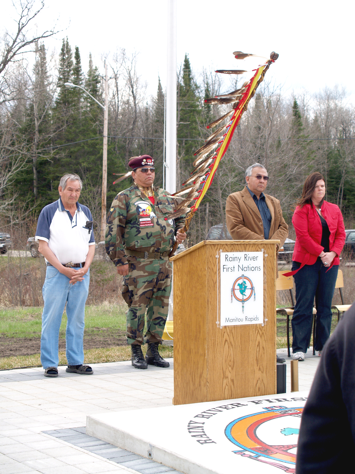 Monument unveiling