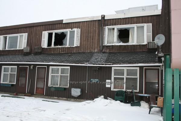 Motel damage
