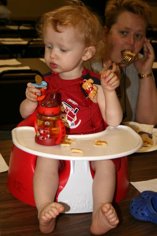 “I’m finished eating now”