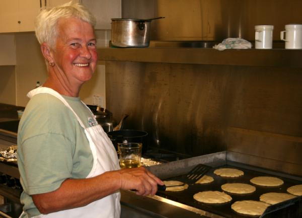 Flipping pancakes