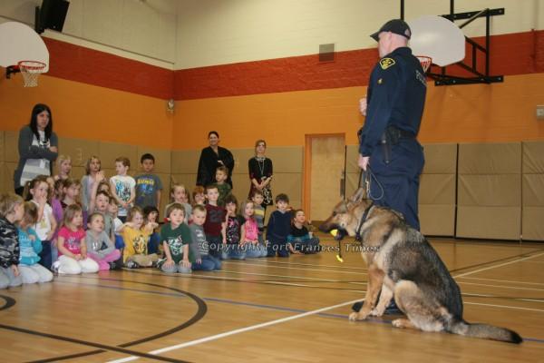 police dog visit