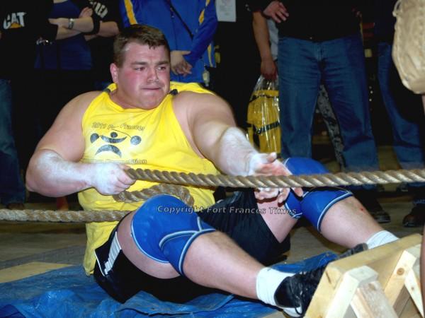 Pulling hard
