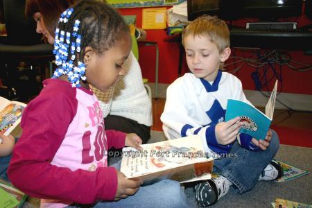 Reading in spotlight