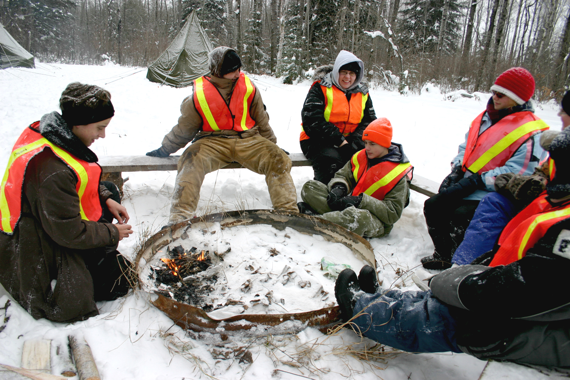 Fire building