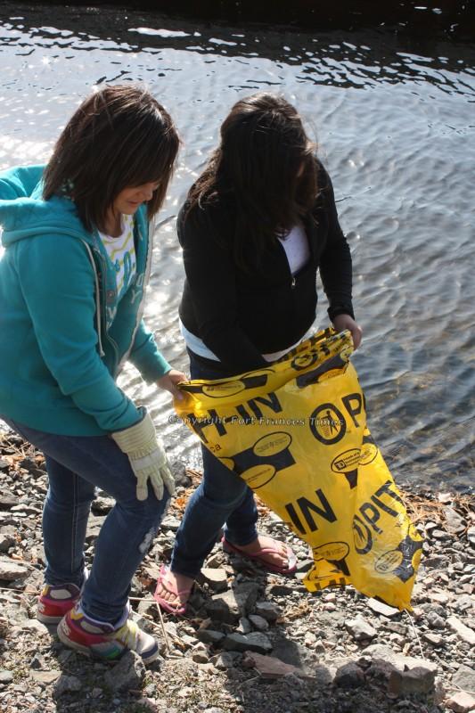 Shoreline clean-up