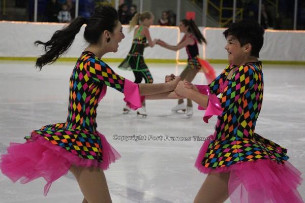 Ice show smiles