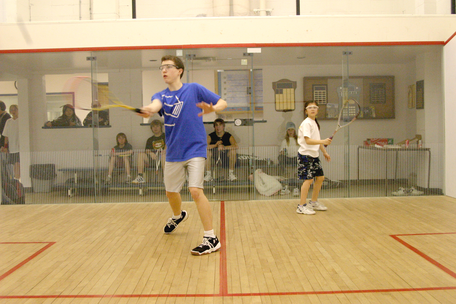 Squash practice
