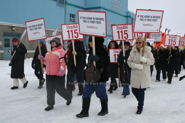 On strike!