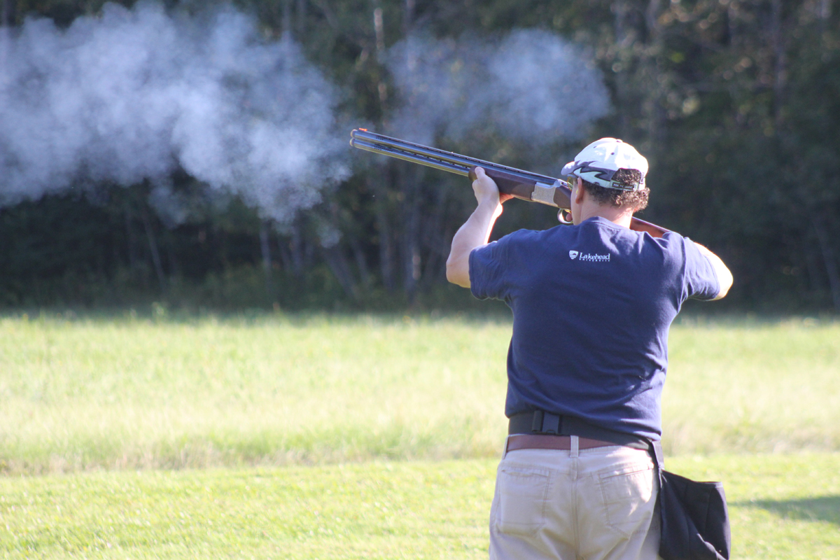 Firing away