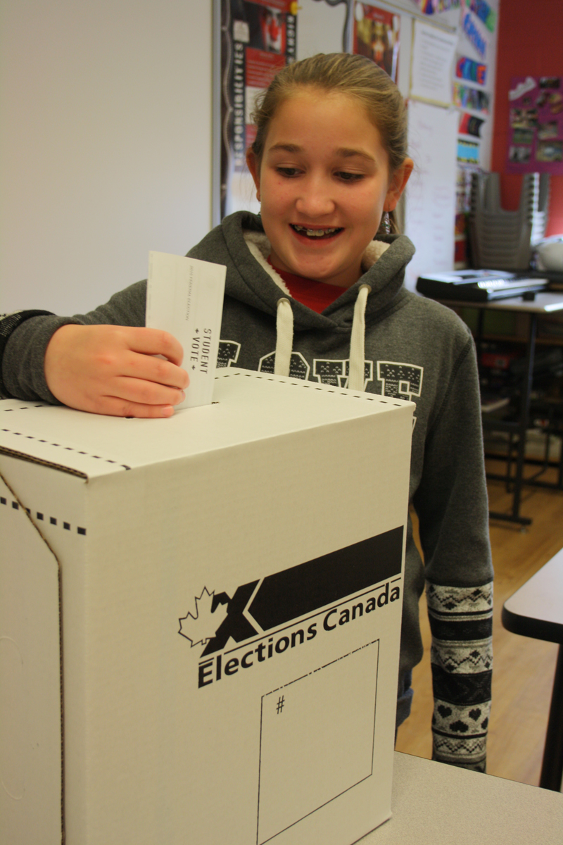 Casting ballot