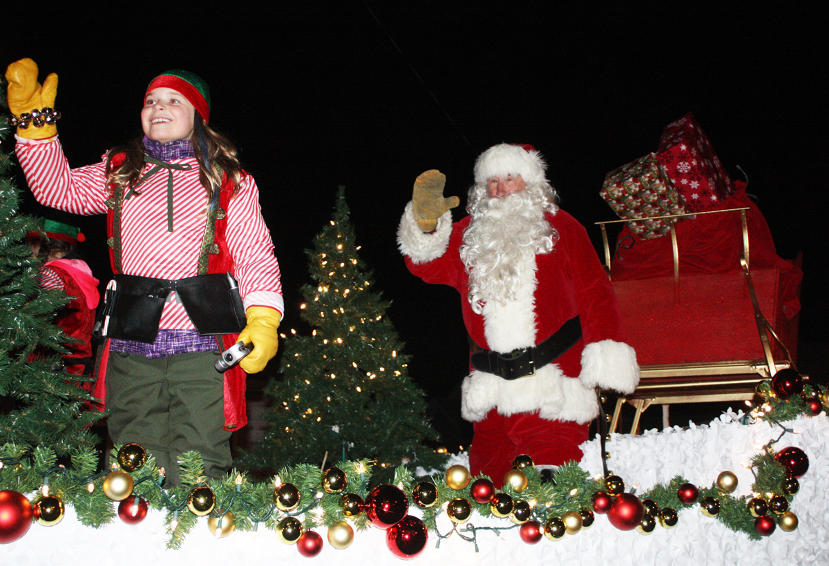 Here comes Santa!