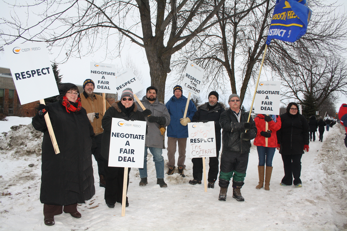 Picketing action
