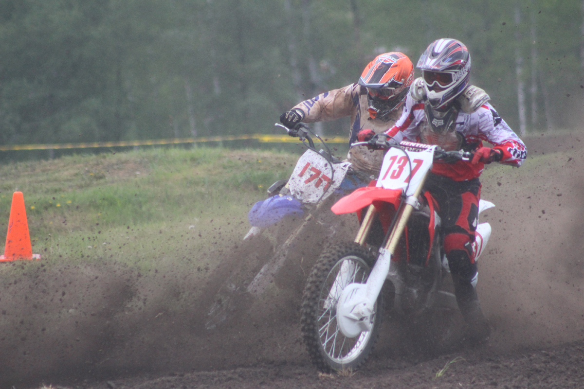 Dirt flying