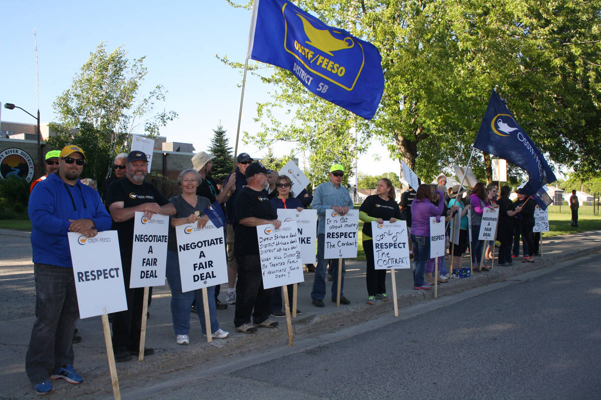 Teacher rally