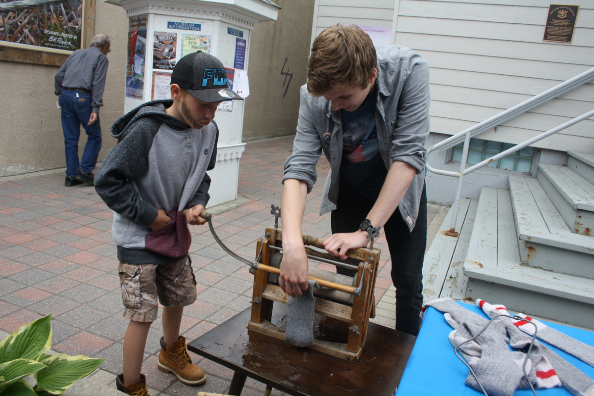 Sock washing demo