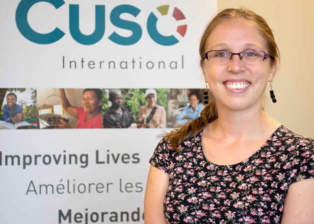 Cuso volunteer