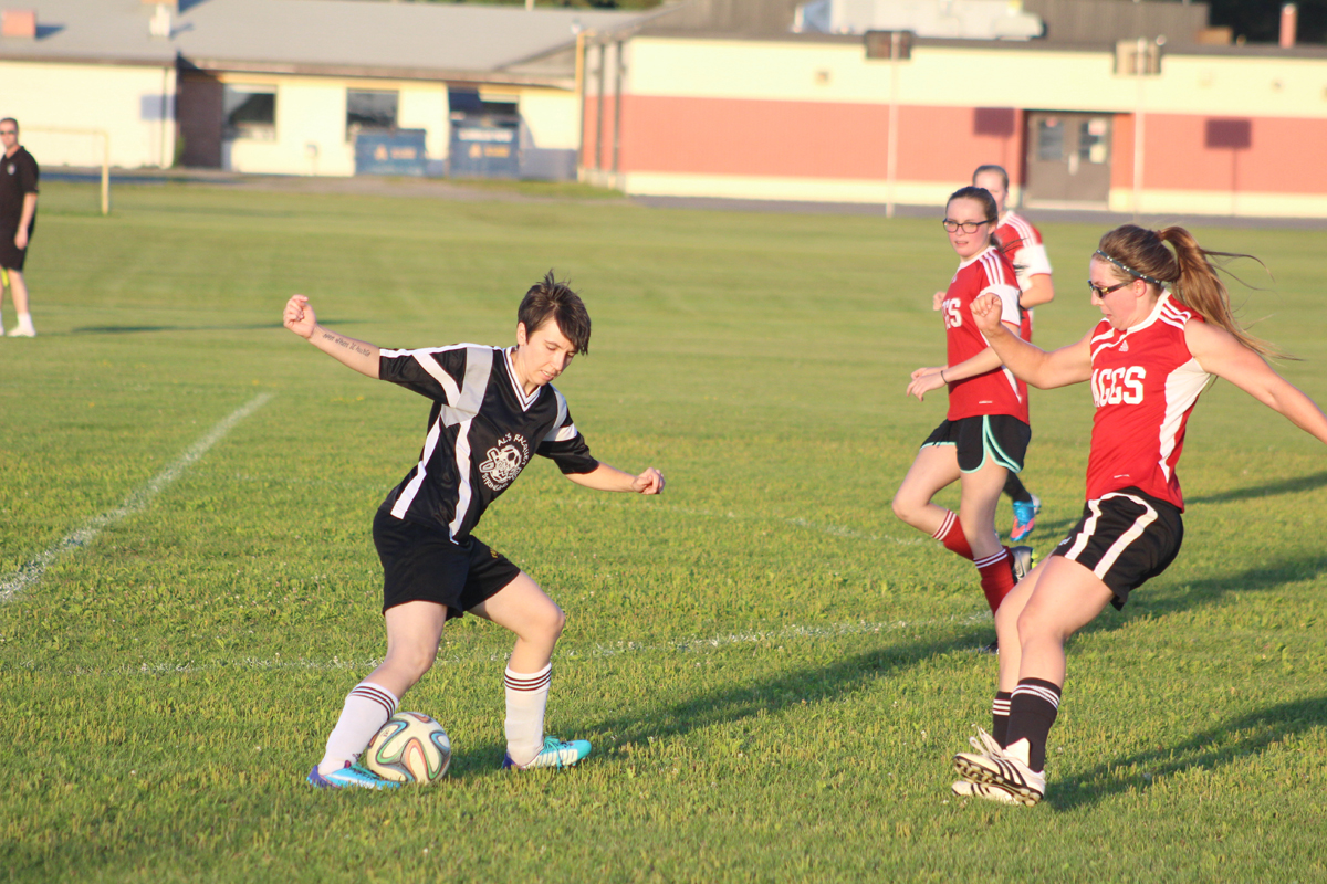 Soccer action