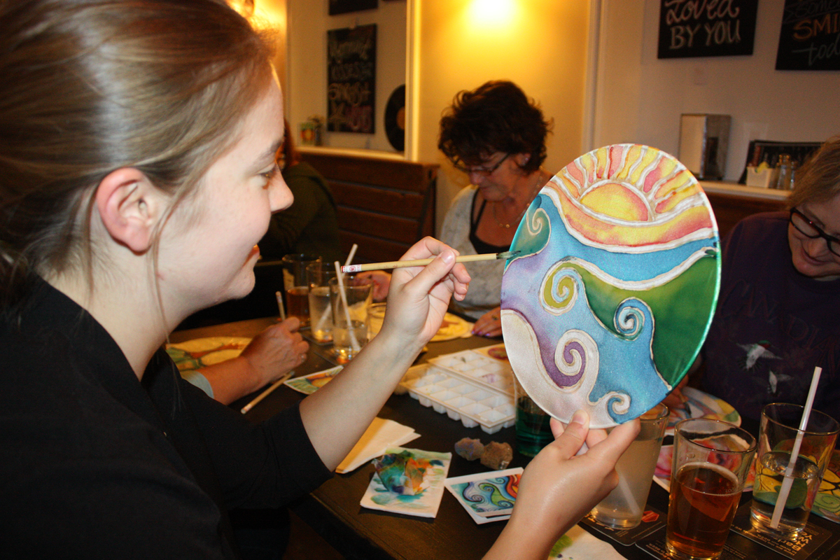 Silk painting